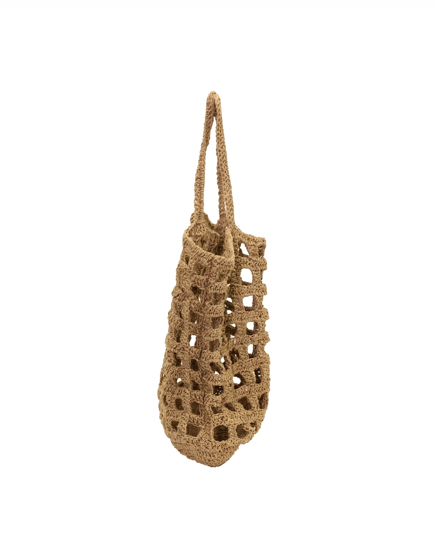 Liridona | untreated crochet grid bag