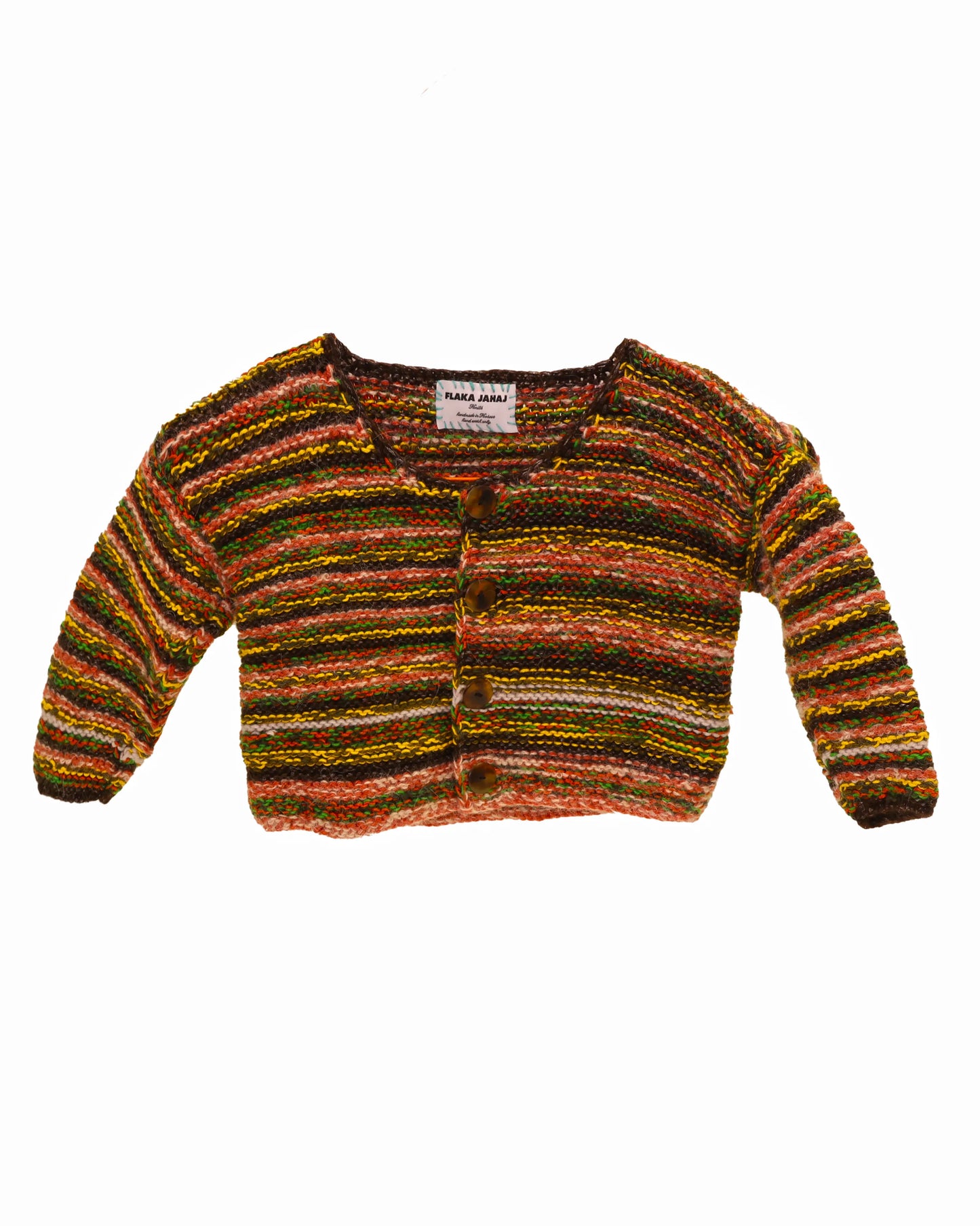 Shpirti | stripe knit cardigan with buttons