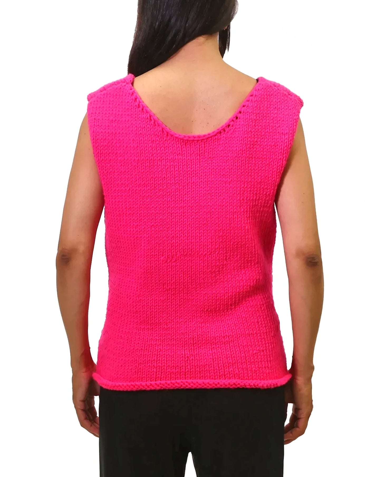 Qëndresa | Fire Intarsia Knit Vest