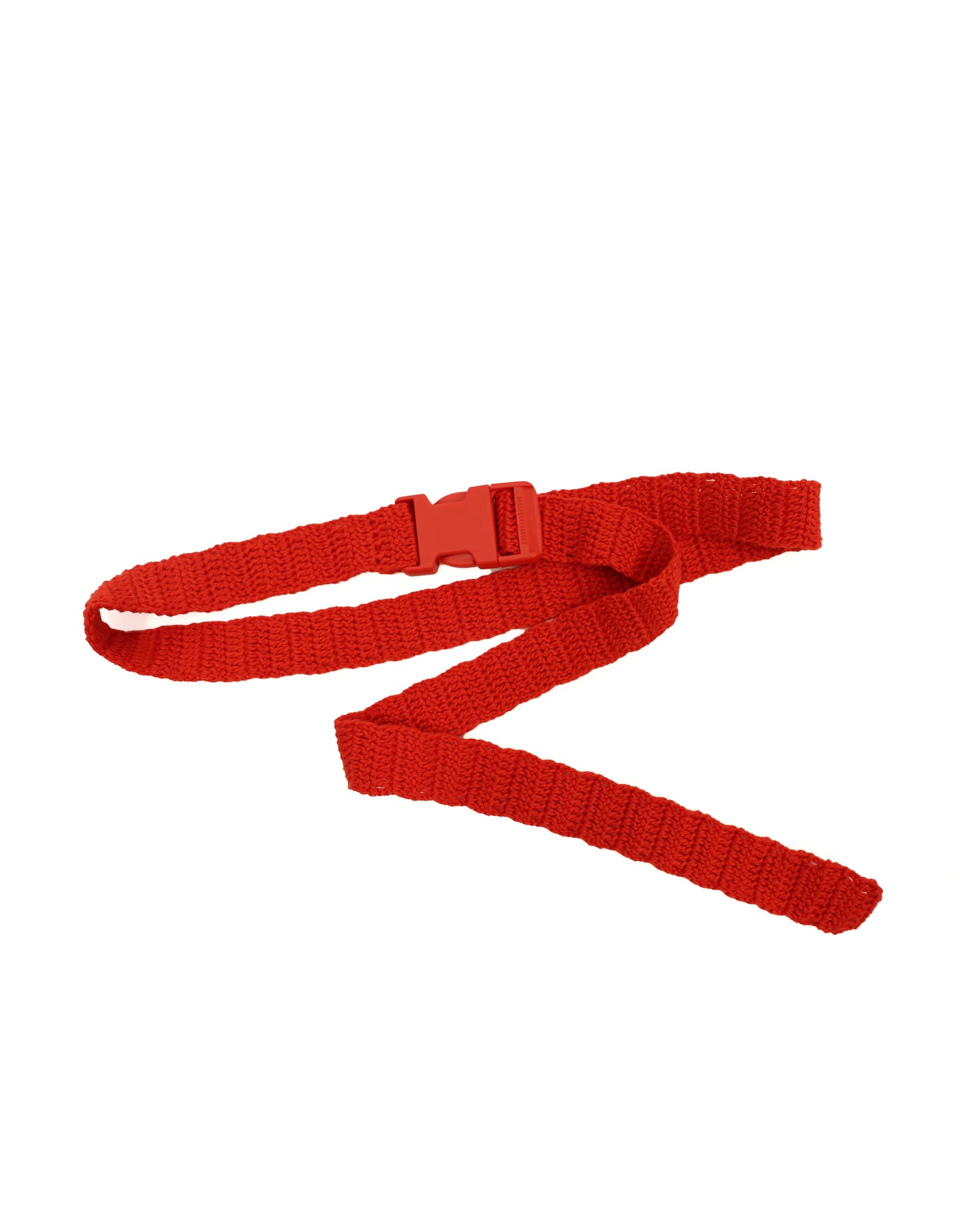 Jeta | Crochet Buckle Belt Red