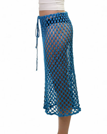 Era | honey comb crochet skirt with drawstring