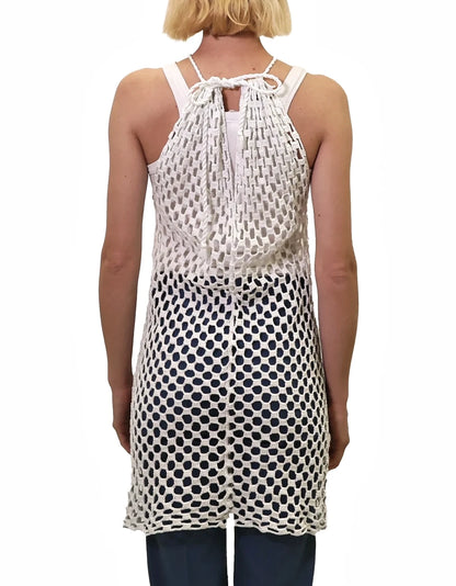 Era | honey comb crochet tunic with drawstring