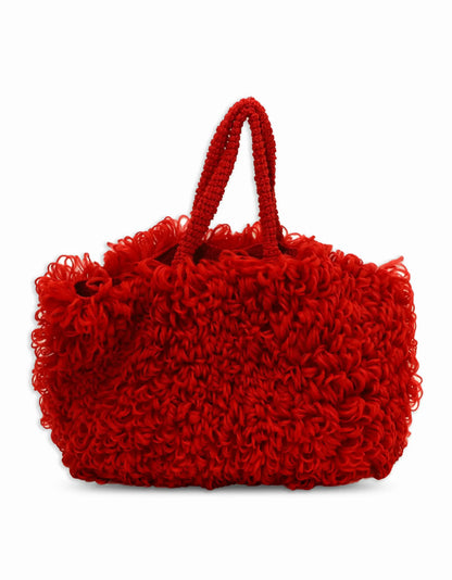 Luana | bouclé loops crochet bag