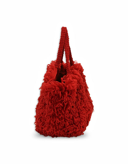 Luana | bouclé loops crochet bag