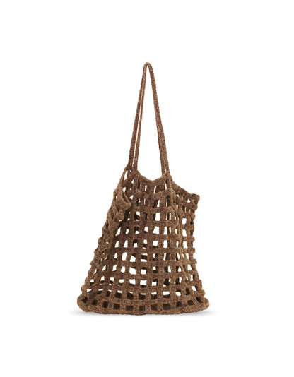 Liridona | untreated crochet grid bag