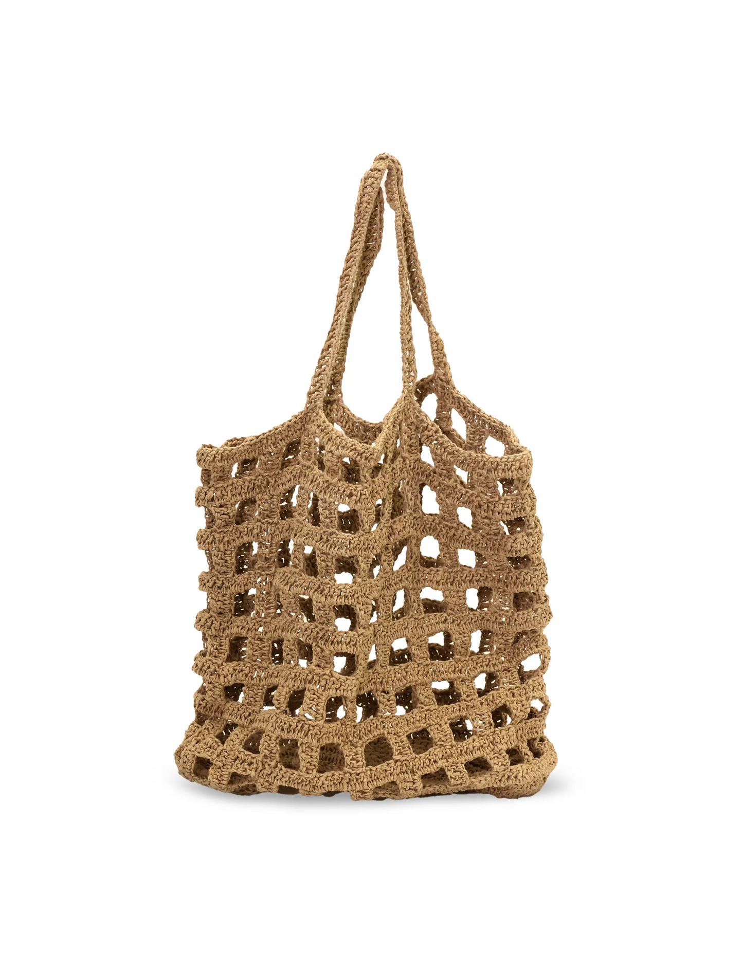 Liridona | untreated crochet grid bag