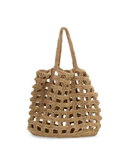 Liridona | untreated crochet grid bag