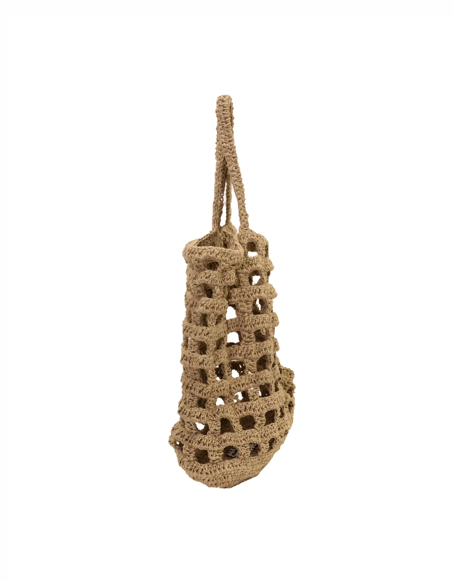 Liridona | untreated crochet grid bag