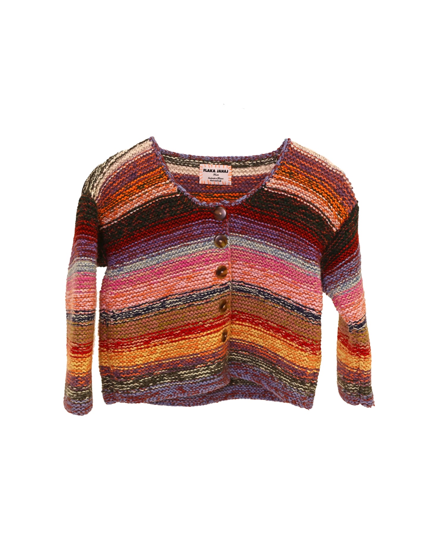 Shpirti | stripe knit cardigan with buttons