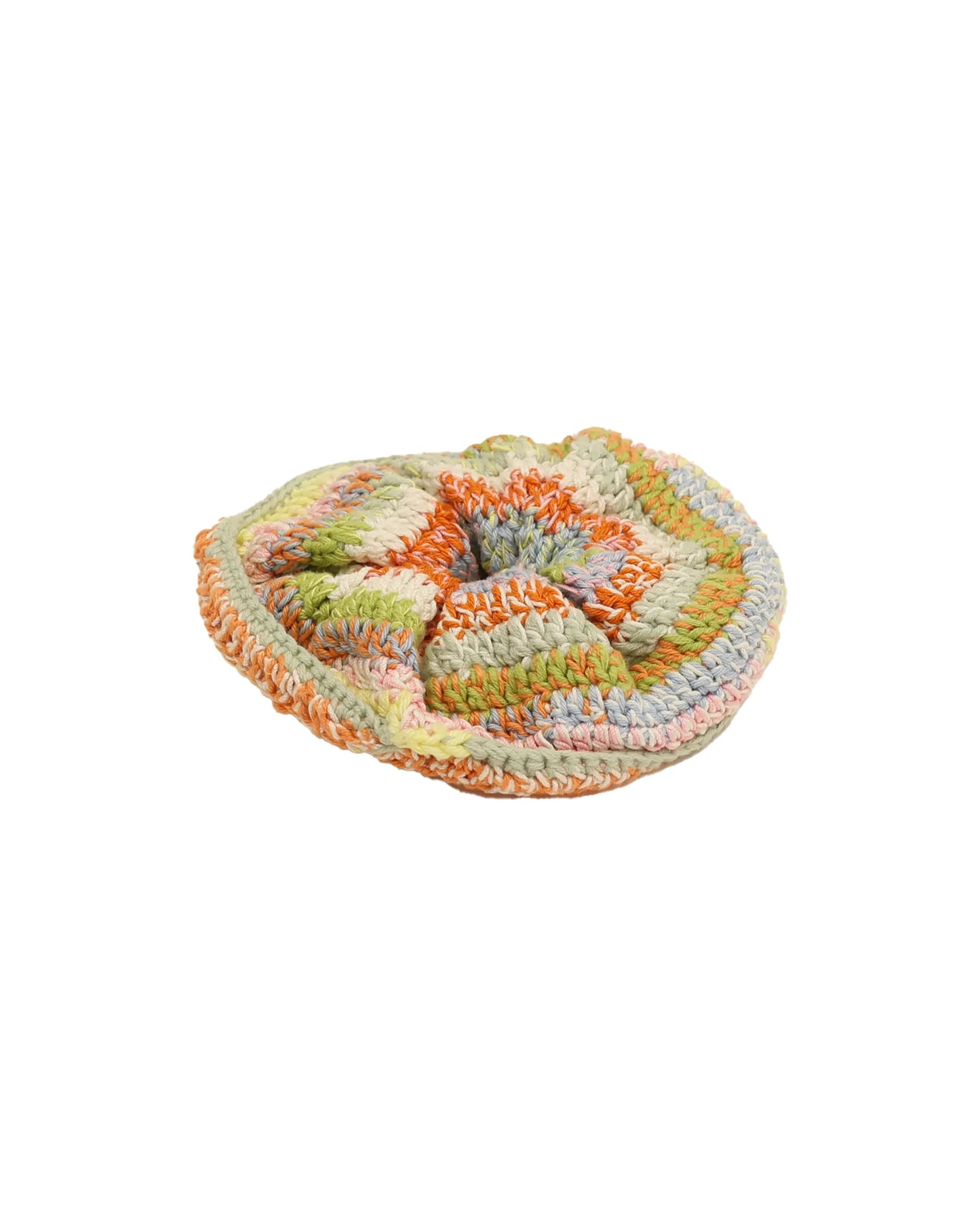 Fjonga | stripe crochet scrunchie