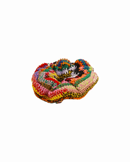 Fjonga | stripe crochet scrunchie