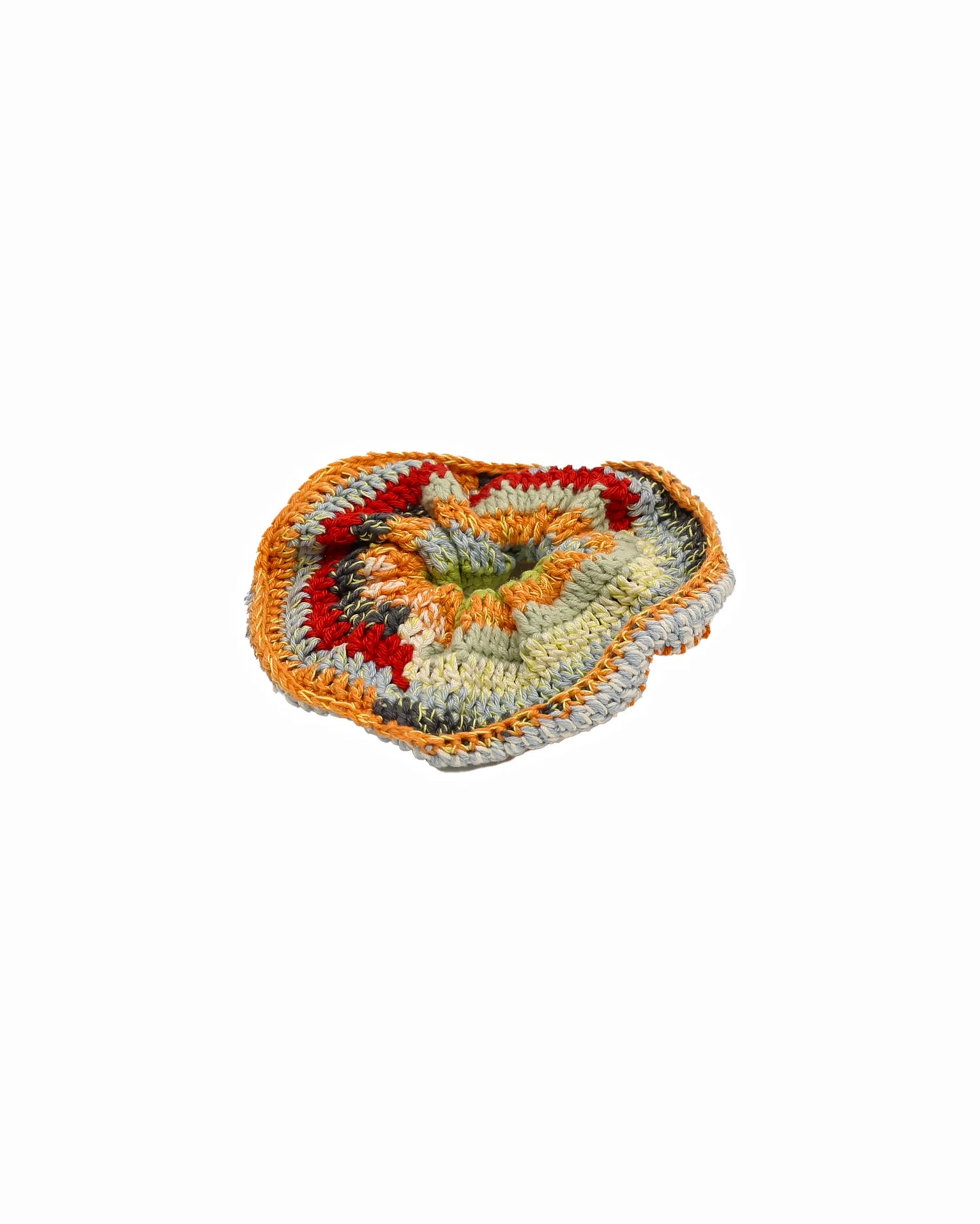 Fjonga | stripe crochet scrunchie