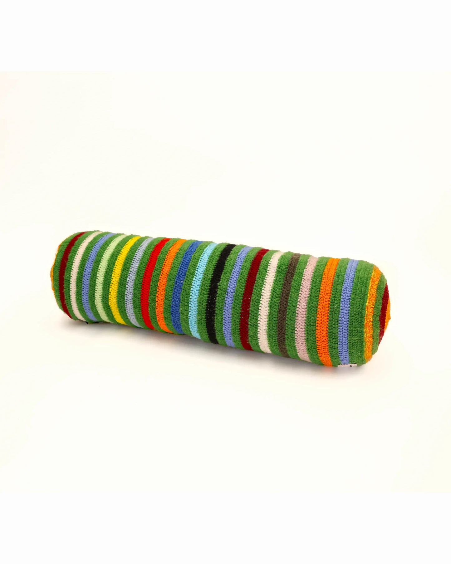 Gjon | stripe crochet headrest with down inlet and zip