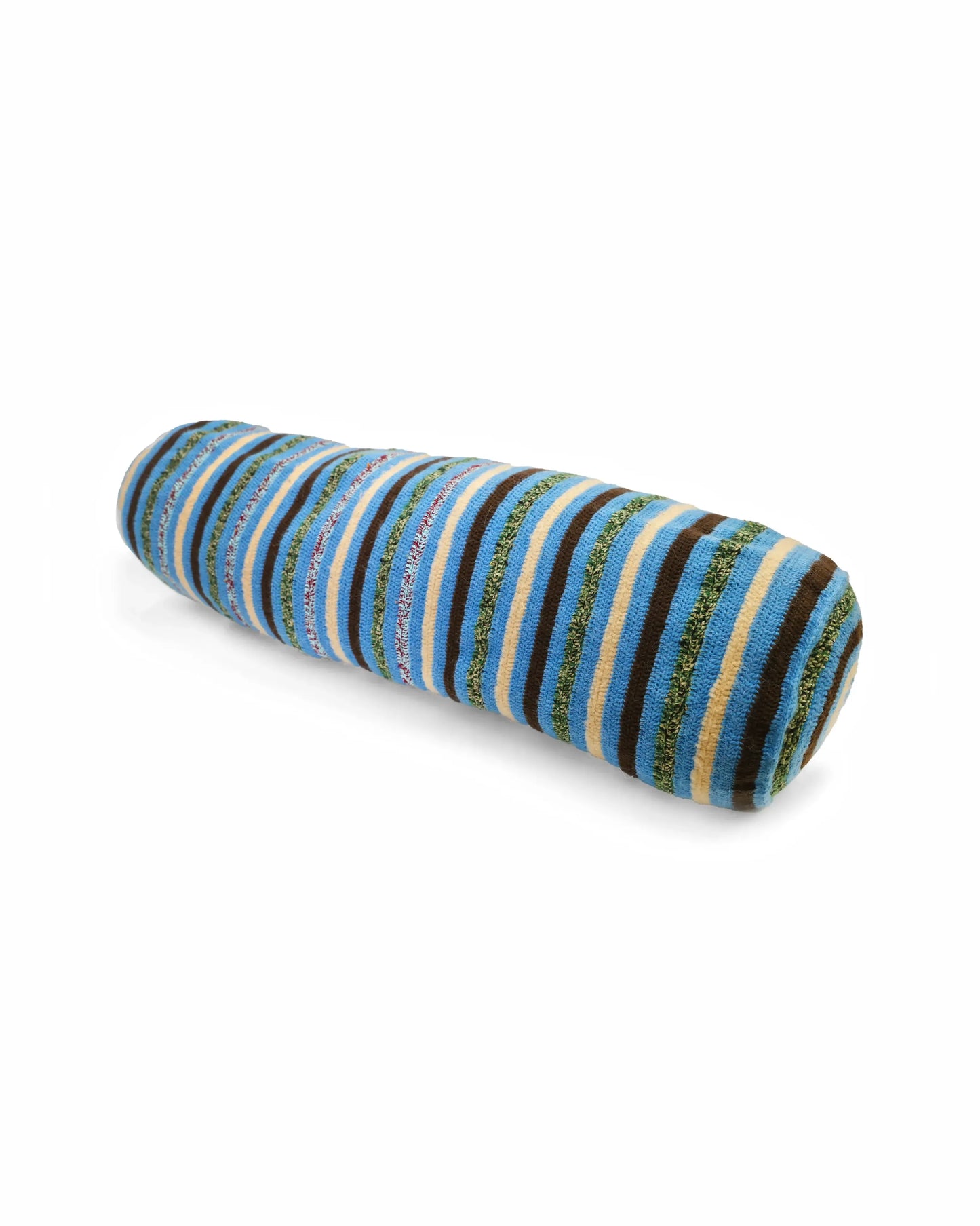 Gjon | stripe crochet headrest with down inlet and zip