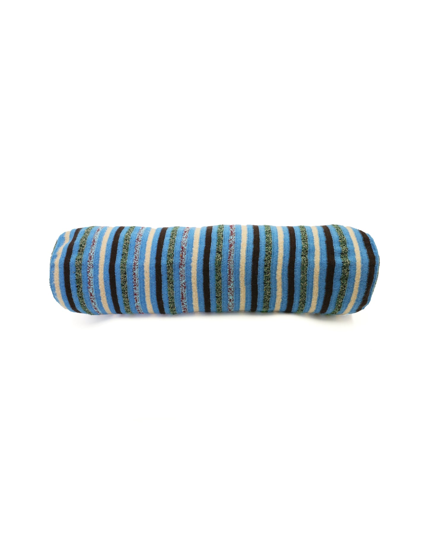 Gjon | stripe crochet headrest with down inlet and zip