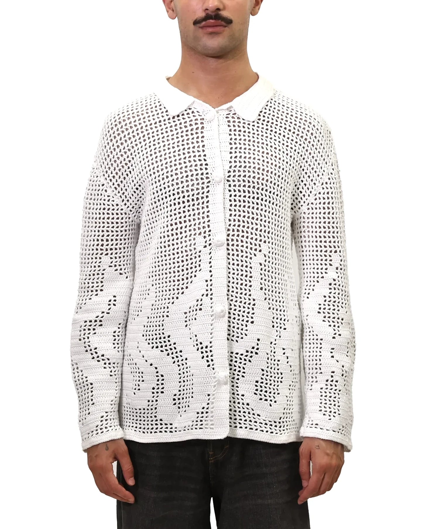 Flaka | fire crochet cardigan with buttons