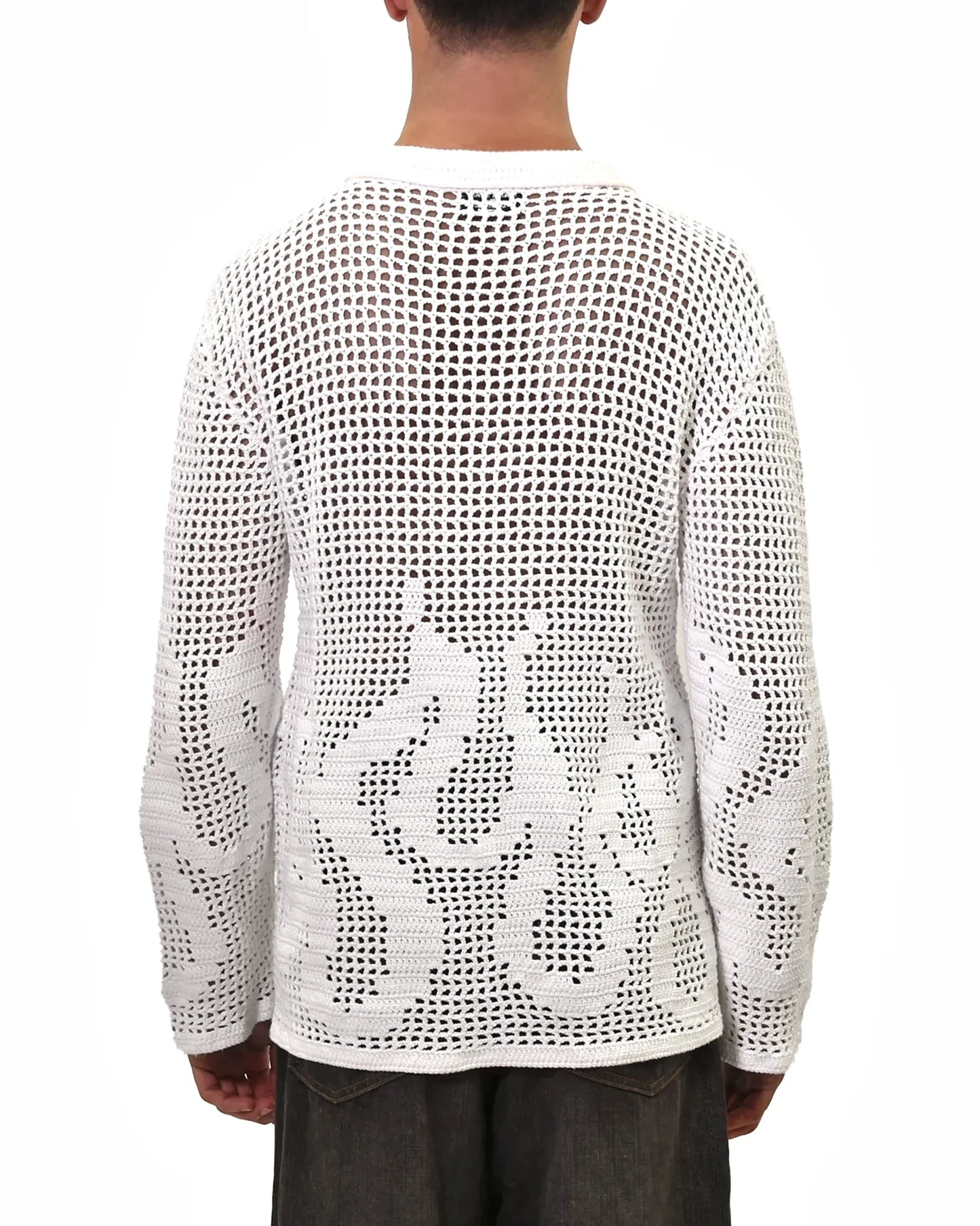 Flaka | fire crochet cardigan with buttons