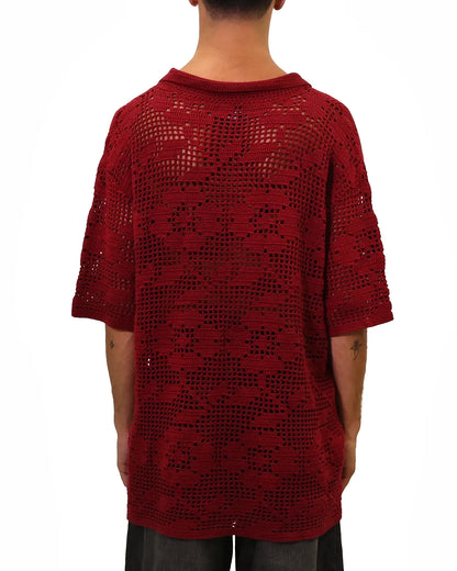 Pranvera | flower crochet polo