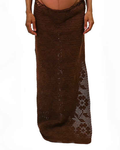 Pranvera | flower crochet skirt