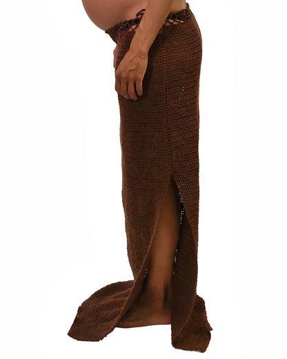 Pranvera | flower crochet skirt