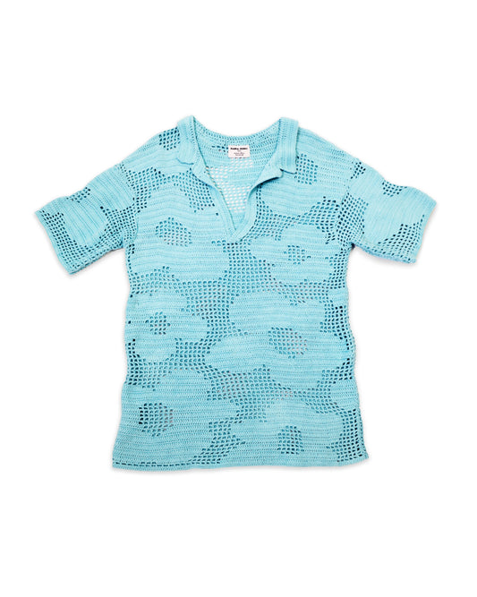 Lulë |  flower crochet polo