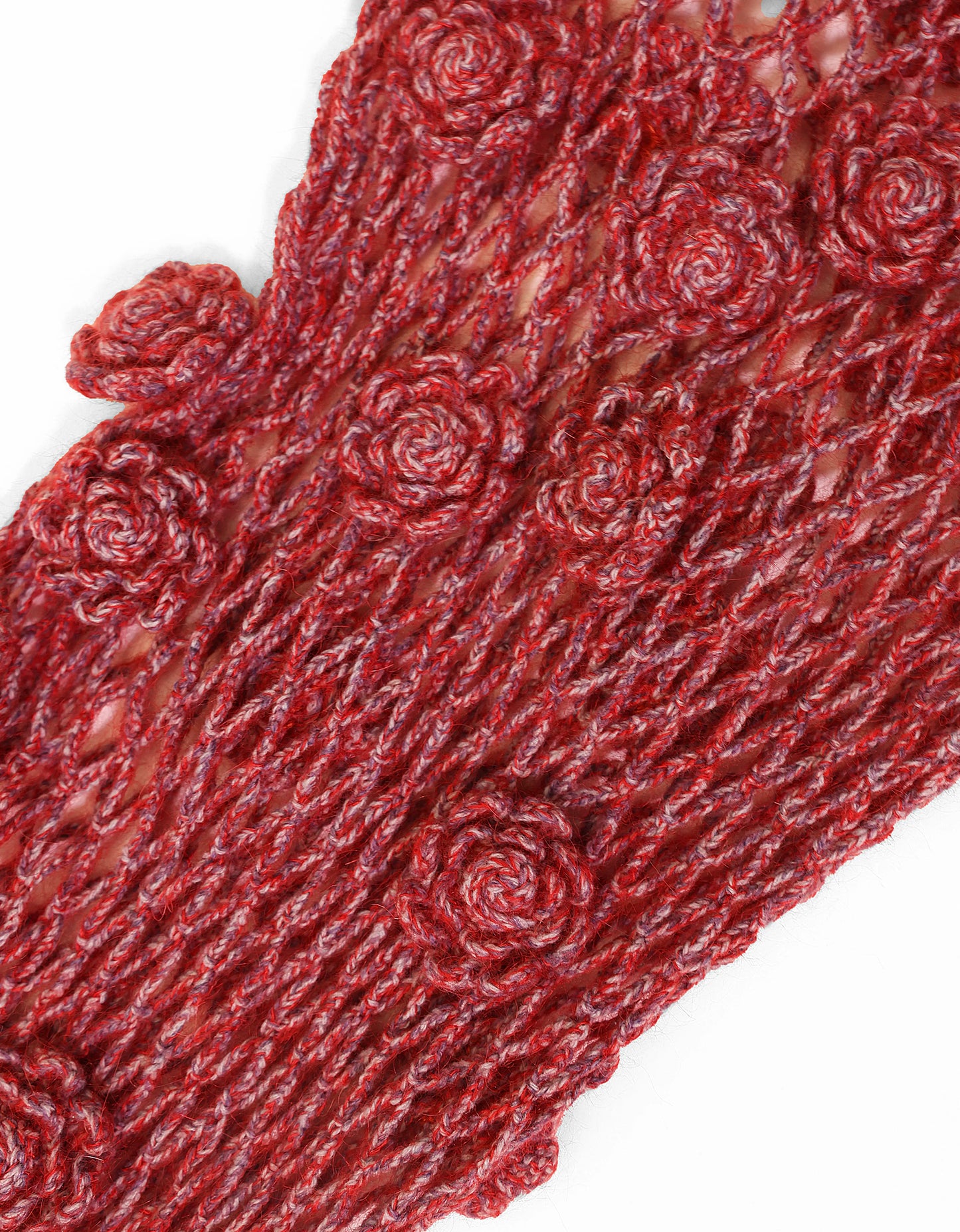 Afërdita | roses net crochet skirt with drawstring