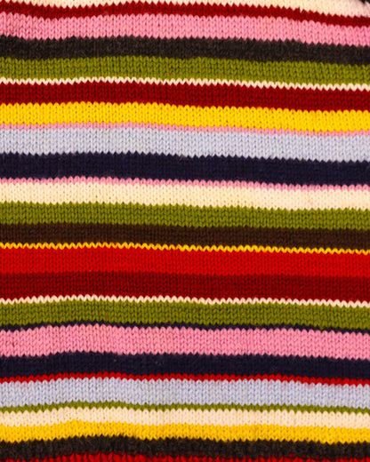 Xhyka | plain stripe knit tank vest