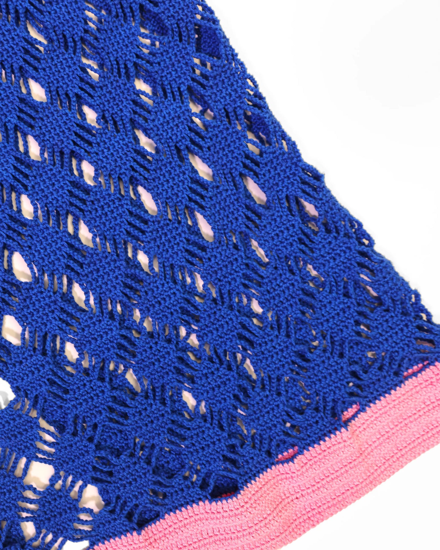 Besa | bias vichy skirt with belt