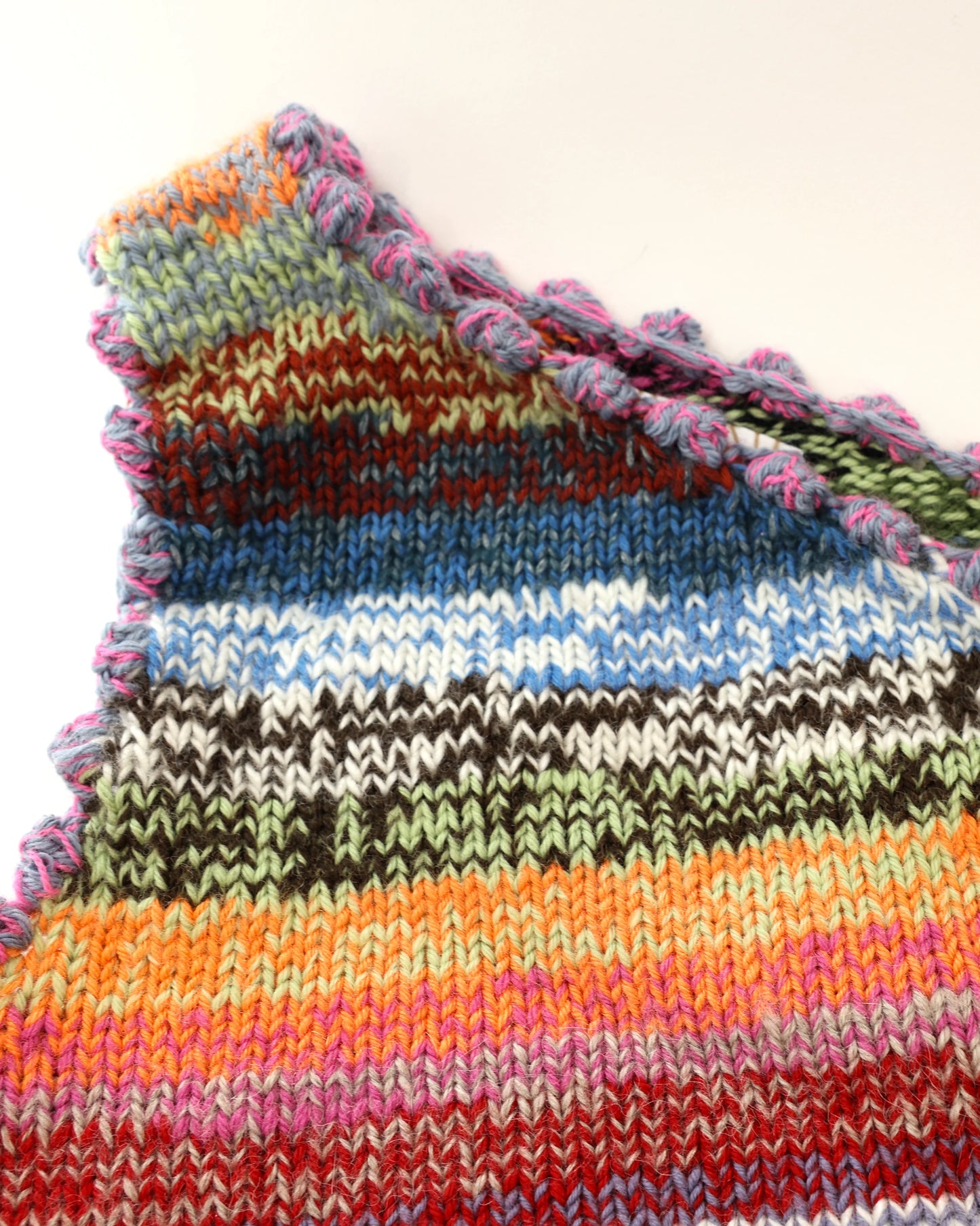 Yvesa | asymmetric knit stripe