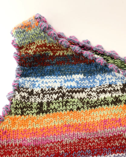 Yvesa | asymmetric knit stripe